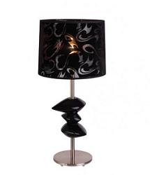 Černá moderní designová stolní lampa model ARRIS